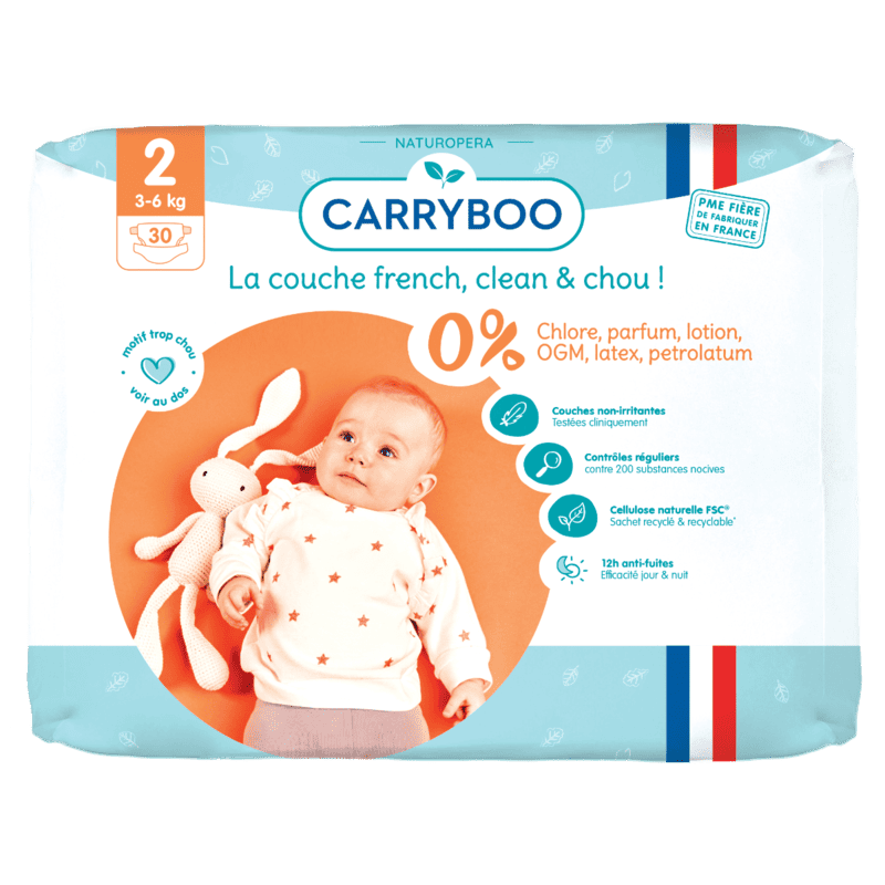 Scutece bio hipoalergence pentru nou nascuti 3-6kg marimea 2
