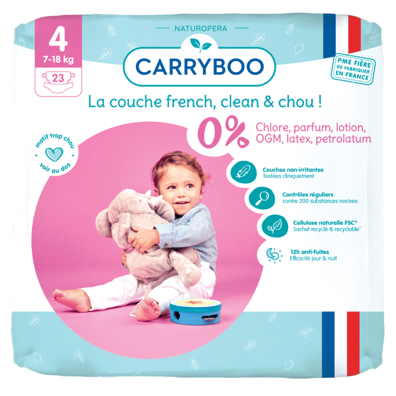 Scutece bio hipoalergenice 7-18kg marimea 4