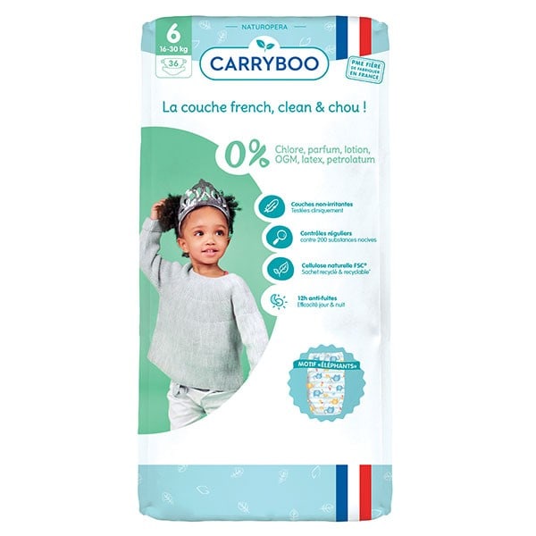 Scutece hipoalergenice 16-30kg marimea 6(format mare) BIO
