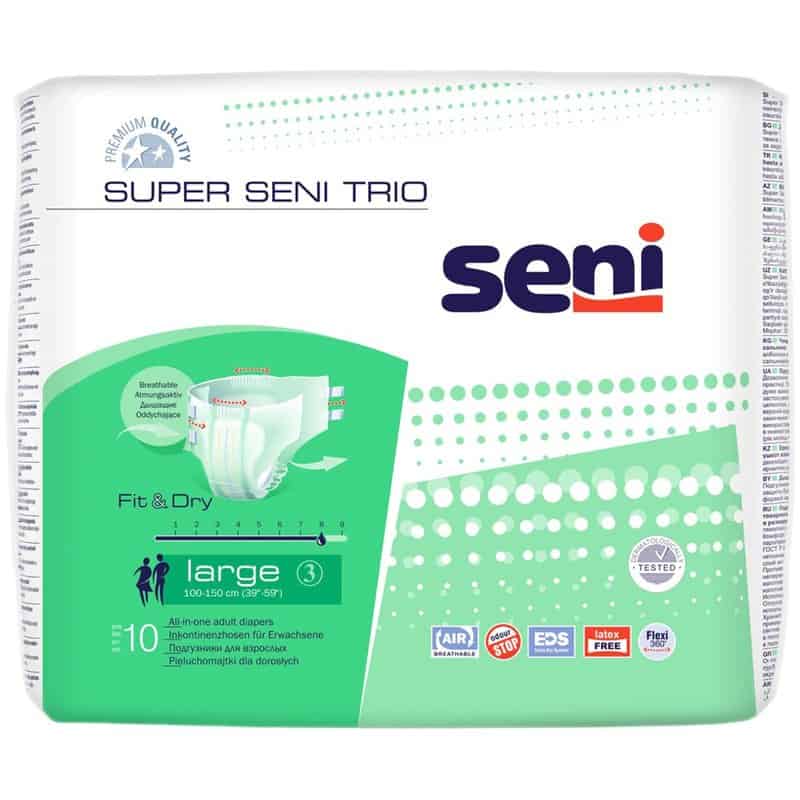 Scutece pentru adulti Super Seni Trio Large