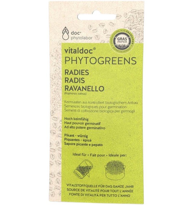 Seminte bio de ridiche pentru germinat, 60g, Doc Phytolabor 1 Seminte bio de ridiche pentru germinat