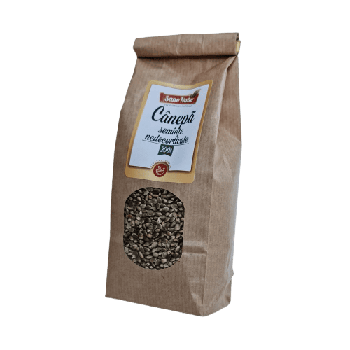 Seminte de canepa nedecorticate