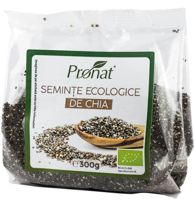 Home v2 12 Seminte de chia Bio, 300g, Pronat – Beneficii si Utilizare
