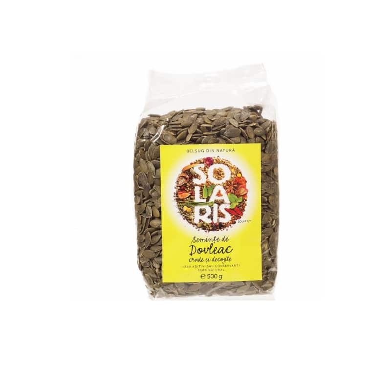 Seminte de dovleac crude si decojite