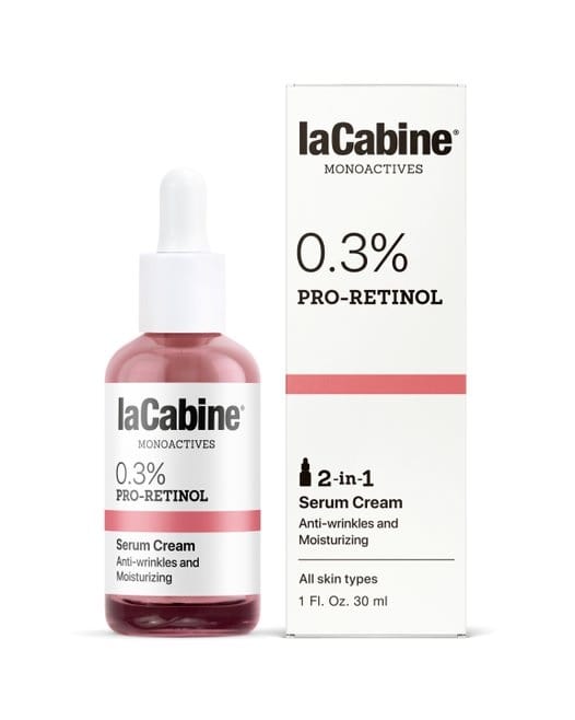 Ser crema Monoactives 0.3% Pro-Retinol, 30ml, La Cabine 1 Ser crema Monoactives 0.3% Pro-Retinol