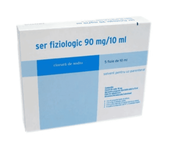 Ser fiziologic 90mg, 5 fiole x 10ml, Zentiva 1 Ser fiziologic 90mg
