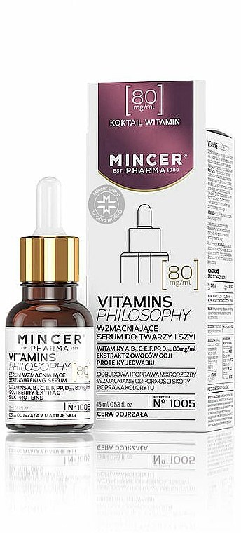 Ser fortifiant de fata si gat Vitamin Philosophy, 15ml, Mincer Pharma 1 Ser fortifiant de fata si gat Vitamin Philosophy
