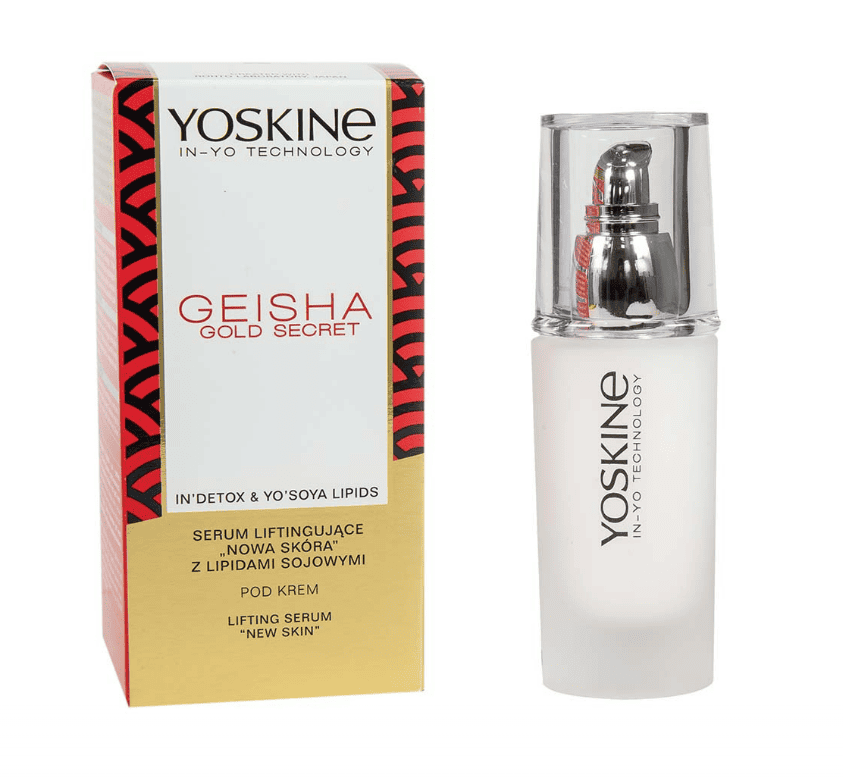 Ser pentru lifting facial Geisha Gold Secret , 30ml, Yoskine 1 Ser pentru lifting facial Geisha Gold Secret