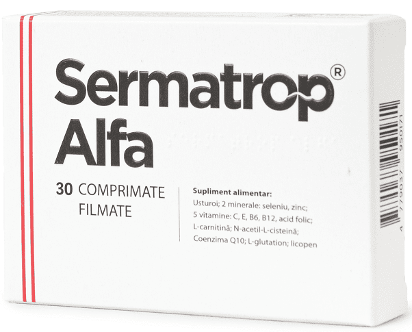 Sermatrop Alfa, 30 capsule, Laboratoire d'Innovation 1 Sermatrop Alfa
