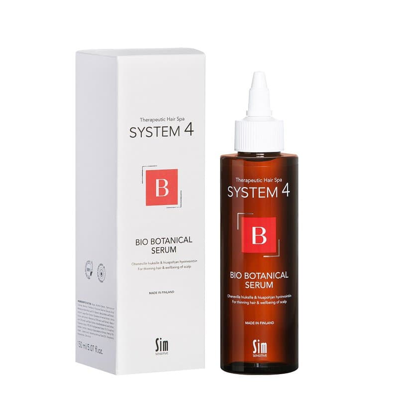 Serum fortifiant anticadere si regenerant pentru scapl si par subtiat System 4 Therapeutical Hair Spa, 150ml, Sim Sensitive 1 Serum fortifiant anticadere si regenerant pentru scapl si par subtiat System 4 Therapeutical Hair Spa