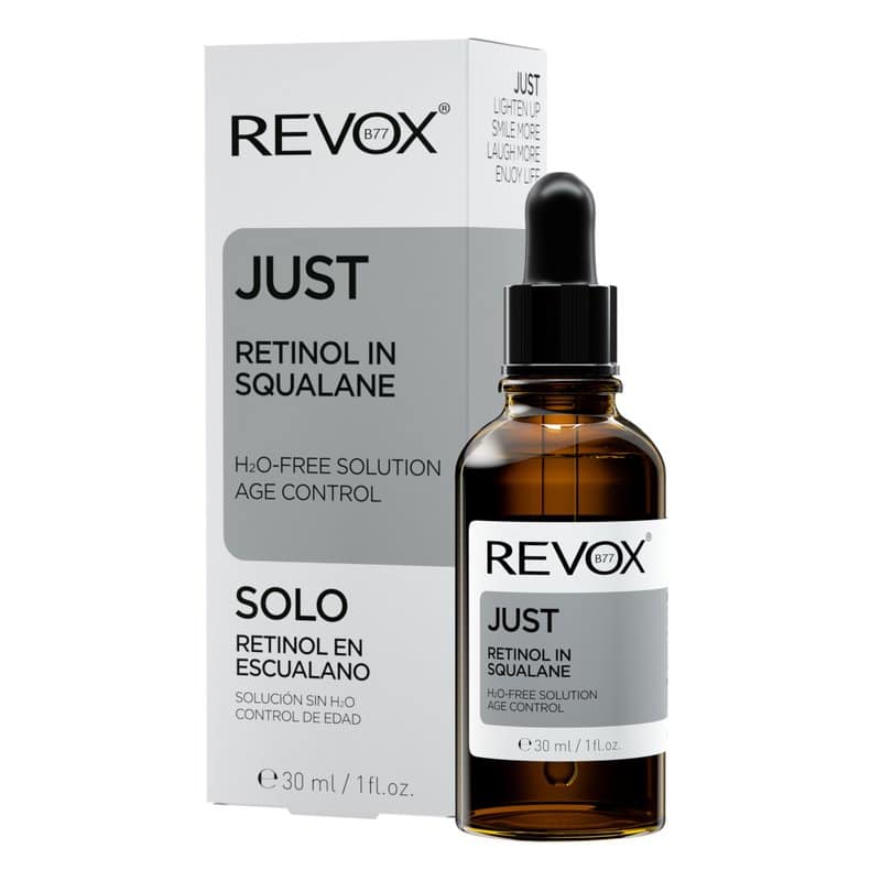 Serum pentru fata Just Retinol in Squalane H2O-Free solution Age Control, 30ml, Revox 1 Serum pentru fata Just Retinol in Squalane H2O-Free solution Age Control