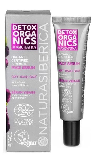 Serum pentru fata cu efect mat Detox Kamchatka, 30ml, Natura Siberica 1 Serum pentru fata cu efect mat Detox Kamchatka