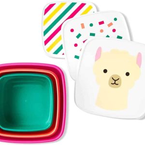 Set 3 cutii pentru pranz Zoo Lama