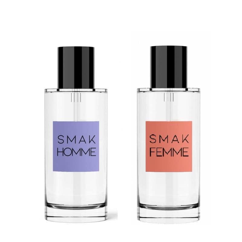 Set Parfum afrodisiac SMAK Men Attract, cu feromoni, pentru barbati, 50 ml si Parfum afrodisiac SMAK Attractive, cu feromoni, pentru femei, 50 ml 1 Set Parfum afrodisiac SMAK Men Attract