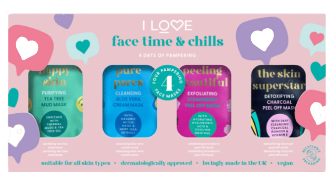 Set cadou Face Time & Chills, I Love Cosmetics 1 Set cadou Face Time & Chills