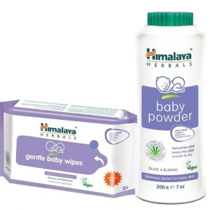 Set cadou [pudra bebelusi+servetele umede] 2b - HIMALAYA CARE