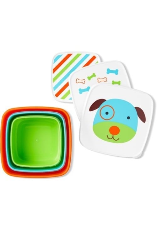 Set cutii pentru pranz Zoo Catel, 3 bucati, Skip Hop 1 Set cutii pentru pranz Zoo Catel