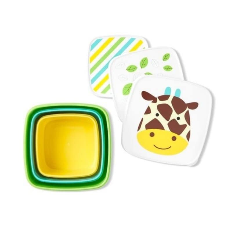 Set cutii pentru pranz Zoo Girafa
