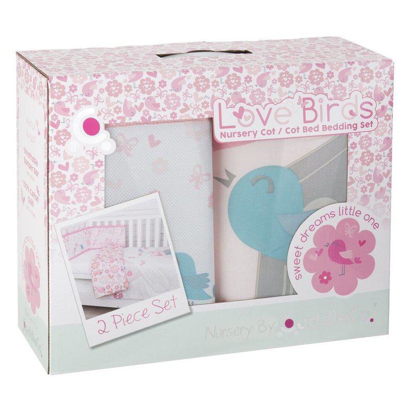 Set de pat pentru bebelusi Comfi-Dreams Lovebirds 843022