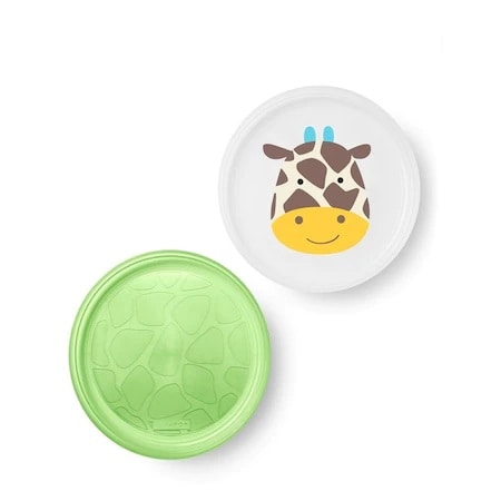 Set farfurii anti-alunecare Girafa