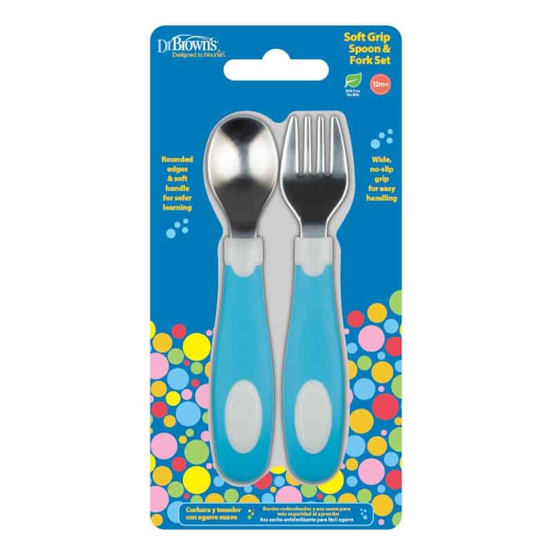 Set lingura + furculita soft-grip