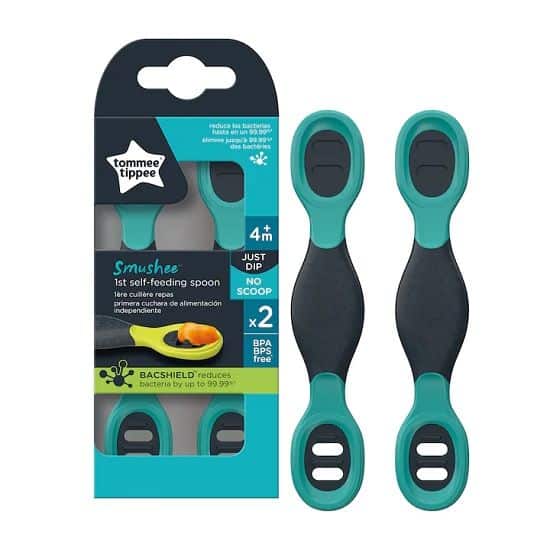 Set lingurite 4 luni+ Gri/Verde