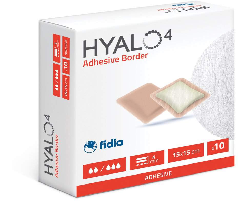 Set pansamente Adesive Boarder 15x15 cm, 10 bucati, HYALO4 1 Set pansamente Adesive Boarder 15x15 cm