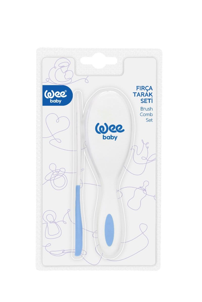 Set pieptene si perie pentru copii, 1 bucata, Wee Baby 1 Set pieptene si perie pentru copii