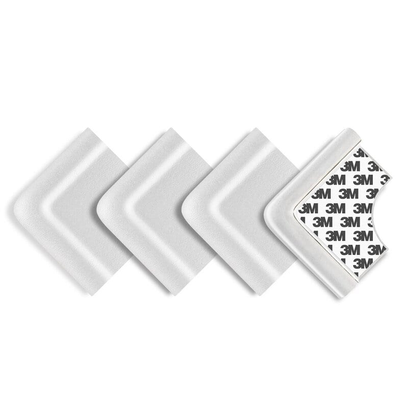 Set protectii de colturi cu banda adeziva albe