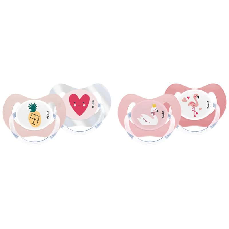 Set suzete ortodontice din silicon 6 luni+