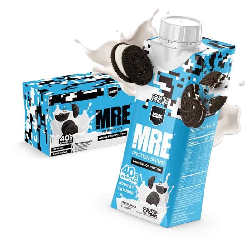 Shake proteic din alimente intregi cu aroma de biscuiti cu crema MRE Protein Shake
