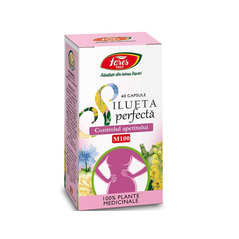 Silueta perfecta - Controlul apetitului, 60 capsule, Fares 1 Silueta perfecta - Controlul apetitului