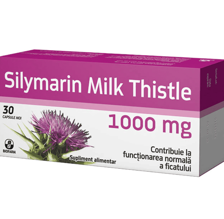 Silymarin Milk Thistle, 30 capsule, Biofarm 1 Silymarin Milk Thistle