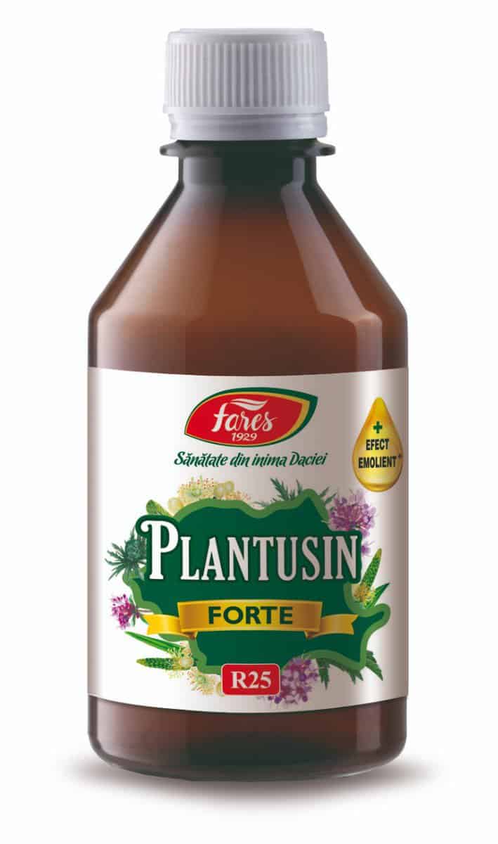 Sirop Plantusin forte, 250 ml, Fares 1 Sirop Plantusin forte