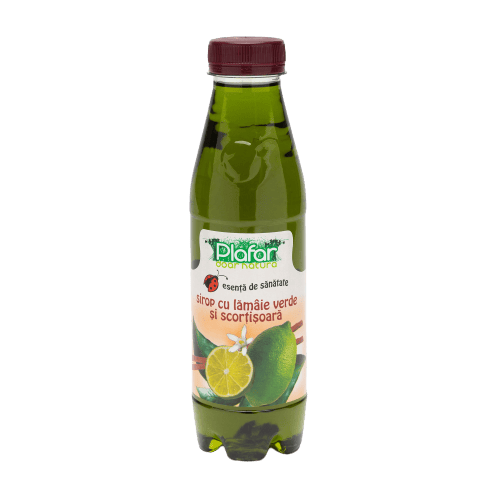 Sirop de lamaie verde si scortisoara