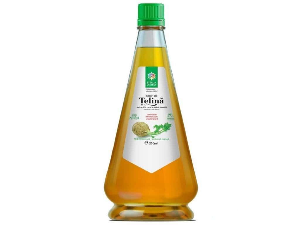 Sirop natural de telina presat la rece, 250ml, Steaua Divina 1 Sirop natural de telina presat la rece