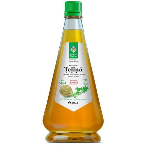 Sirop natural de telina presat la rece