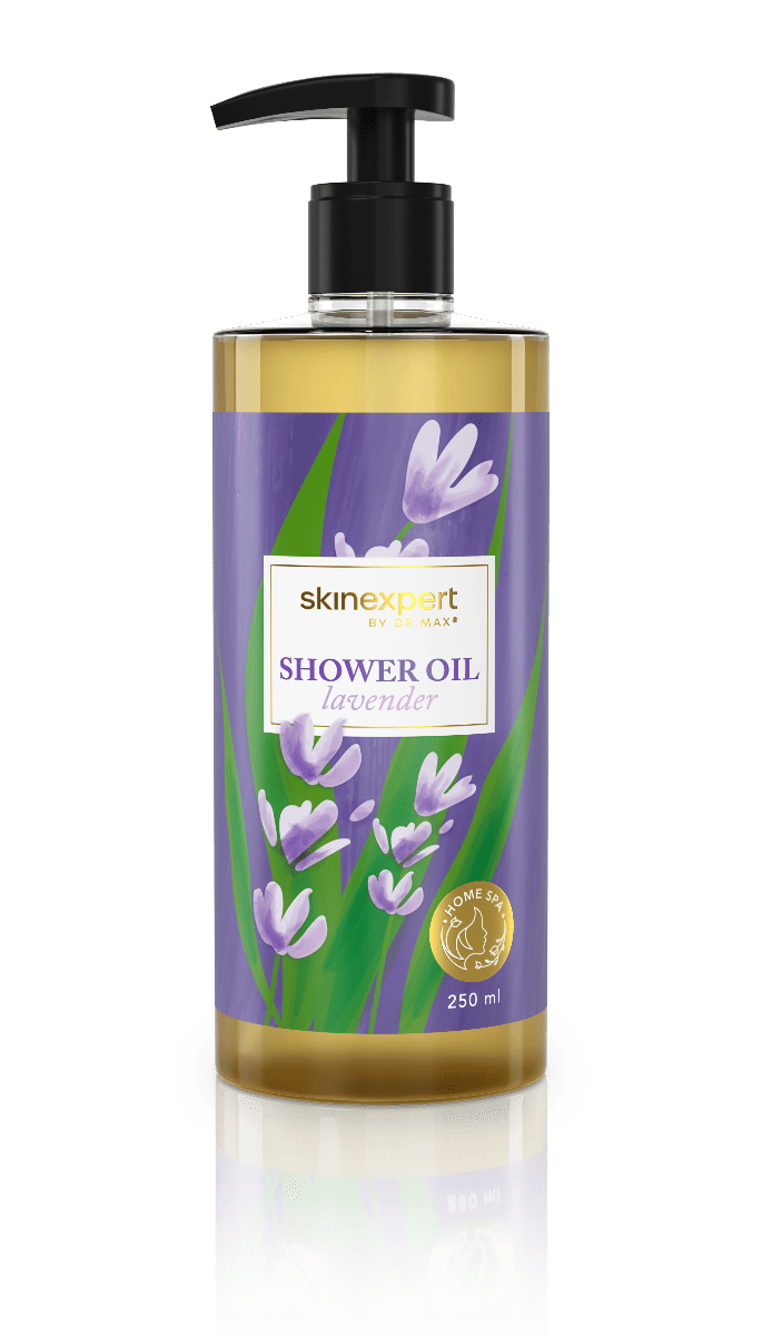 Skinexpert by Dr. Max® Home Spa Ulei de dus cu lavanda, 250ml 1 Skinexpert by Dr. Max® Home Spa Ulei de dus cu lavanda