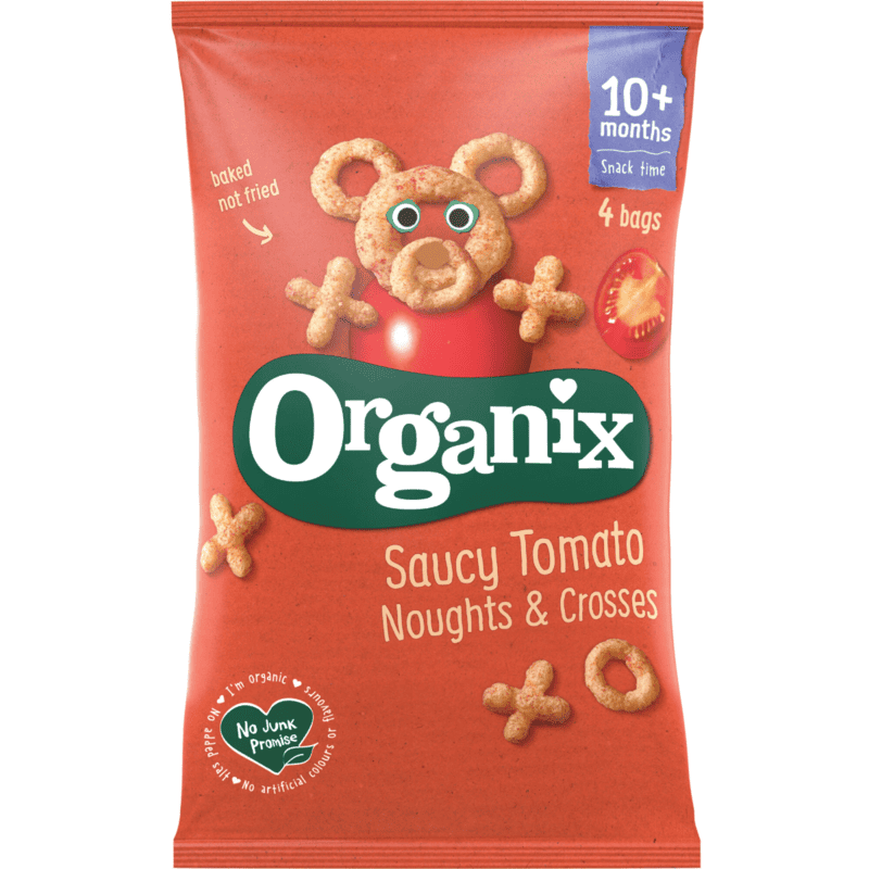 Snack din porumb expandat cu rosii +10 luni Bio