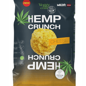 Snack proteic bio cu aroma de branza Hemp Crunch