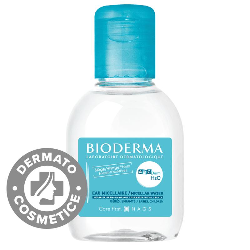Solutie micelara ABC Derm H2O, 100 ml, Bioderma 1 Solutie micelara ABC Derm H2O