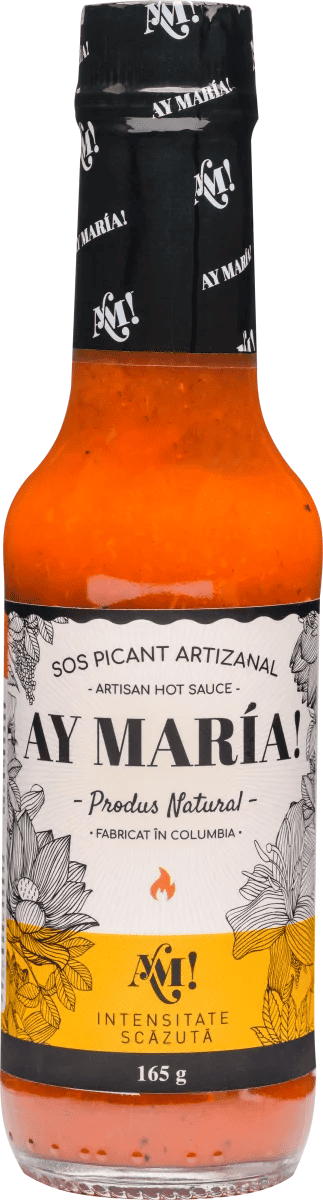 Sos salsa picant Low Fire, 165g, Ay Maria 1 Sos salsa picant Low Fire