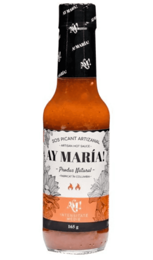 Sos salsa picant Mild Fire, 185g, Ay Maria 1 Sos salsa picant Mild Fire