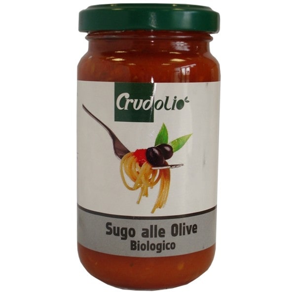 Sos tomat masline negre 180g - CRUDOLIO