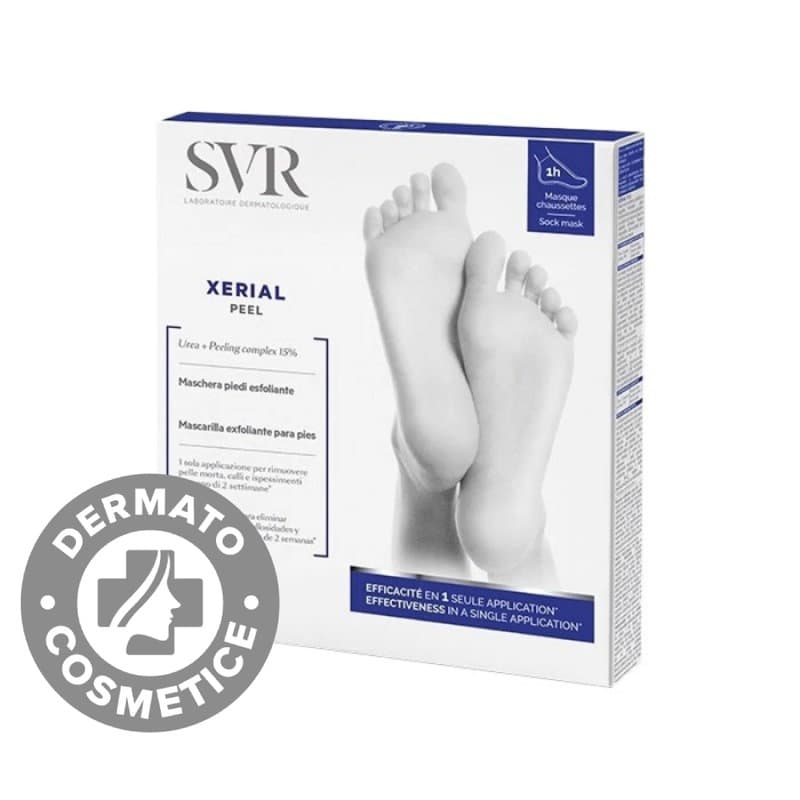 Sosete exfoliante Xerial 5% Uree