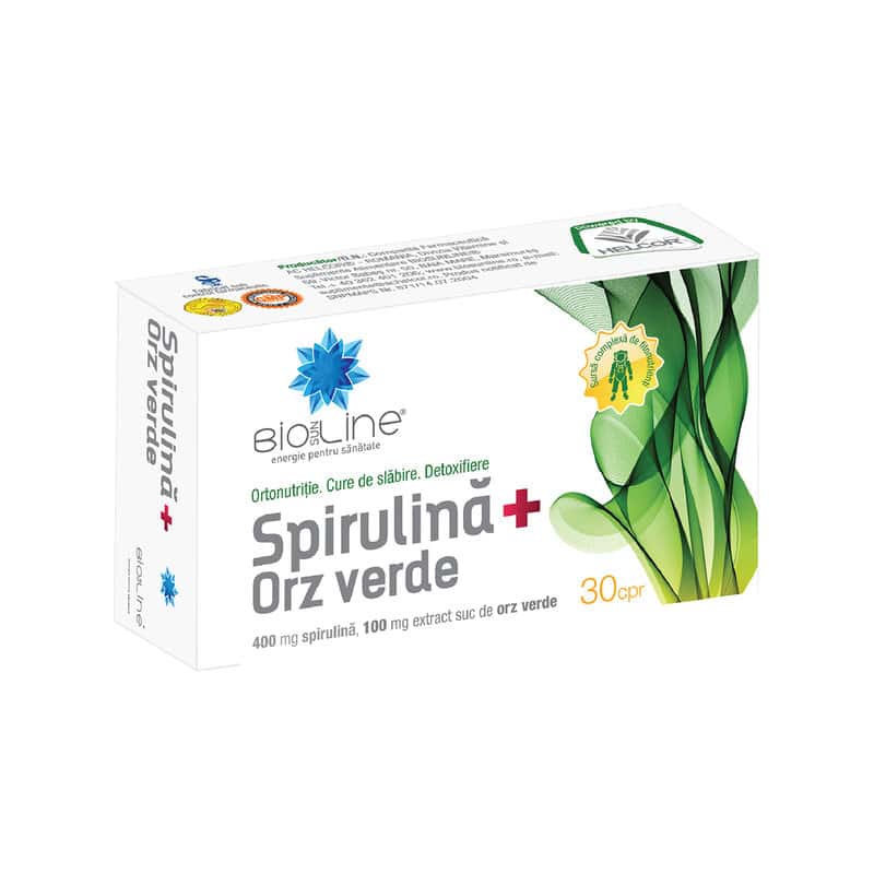 Spirulina + Orz verde