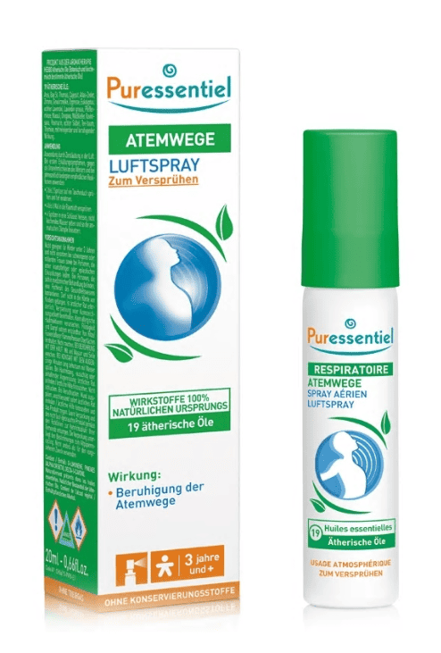 Spray aerian Respiratory Bio cu 19 uleiuri esentiale, 20ml, Puressentiel 1 Spray aerian Respiratory Bio cu 19 uleiuri esentiale