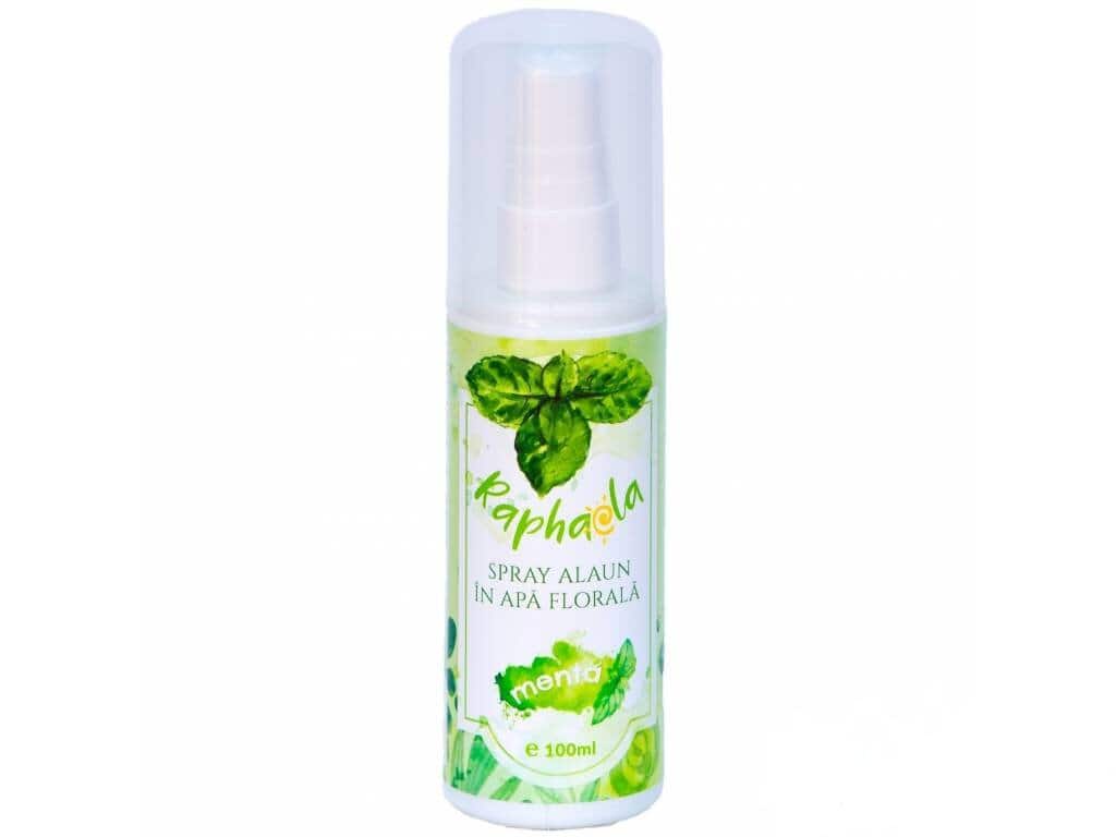 Spray alaun in apa florala de menta, 100ml, Steaua Divina 1 Spray alaun in apa florala de menta
