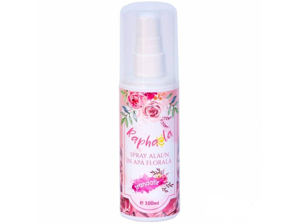 Spray alaun in apa florala de trandafir, 100ml, Steaua Divina 1 Spray alaun in apa florala de trandafir