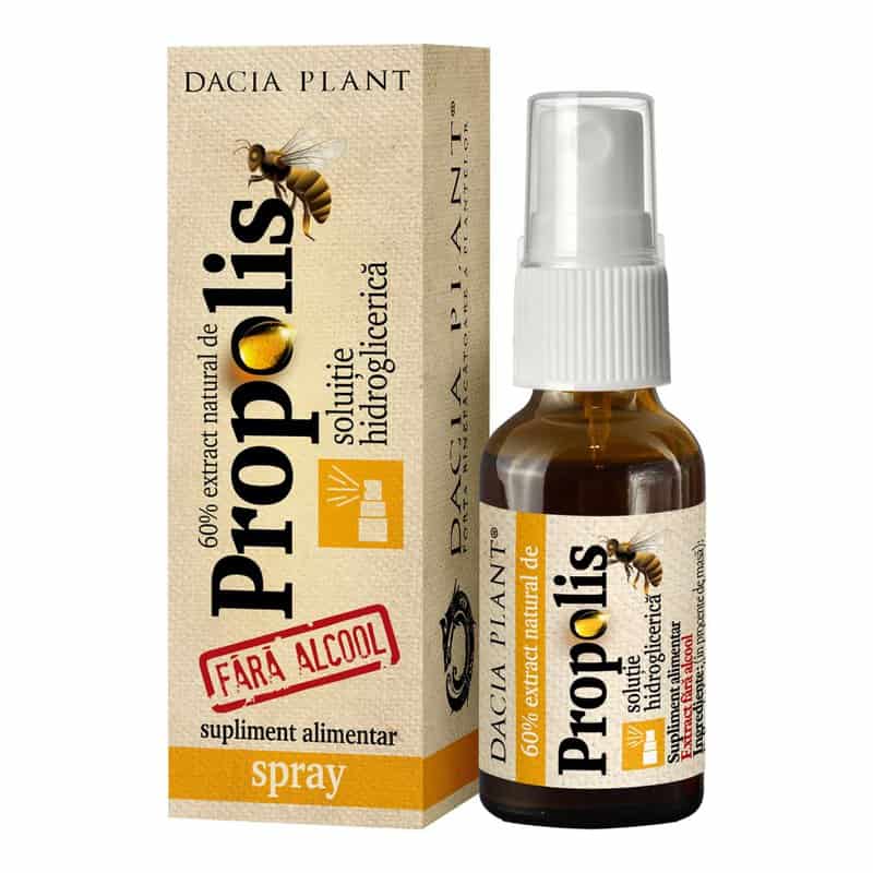 Spray cu extract natural de propolis fara alcool